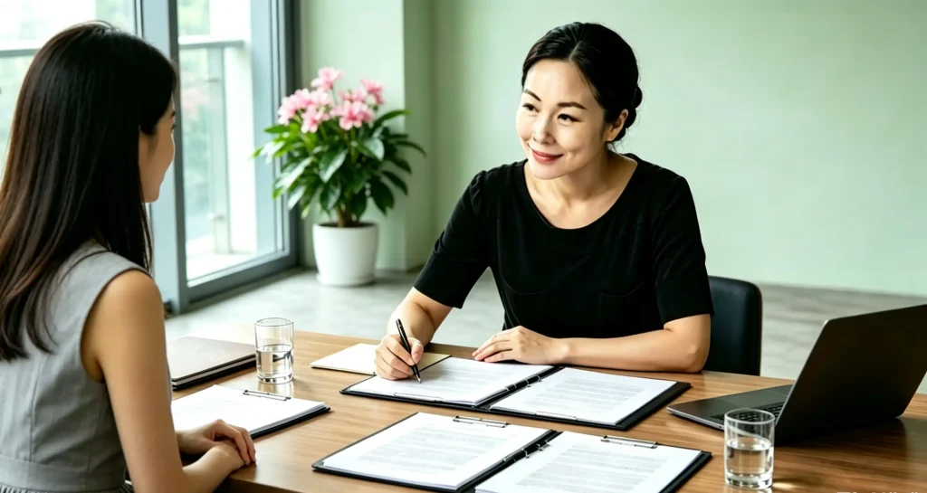泰和泰(北京)律师事务所合伙人李佩璇律师接待客户法律咨询,Lawyer Li Peixuan of Taihe & Partners provides legal consultation service